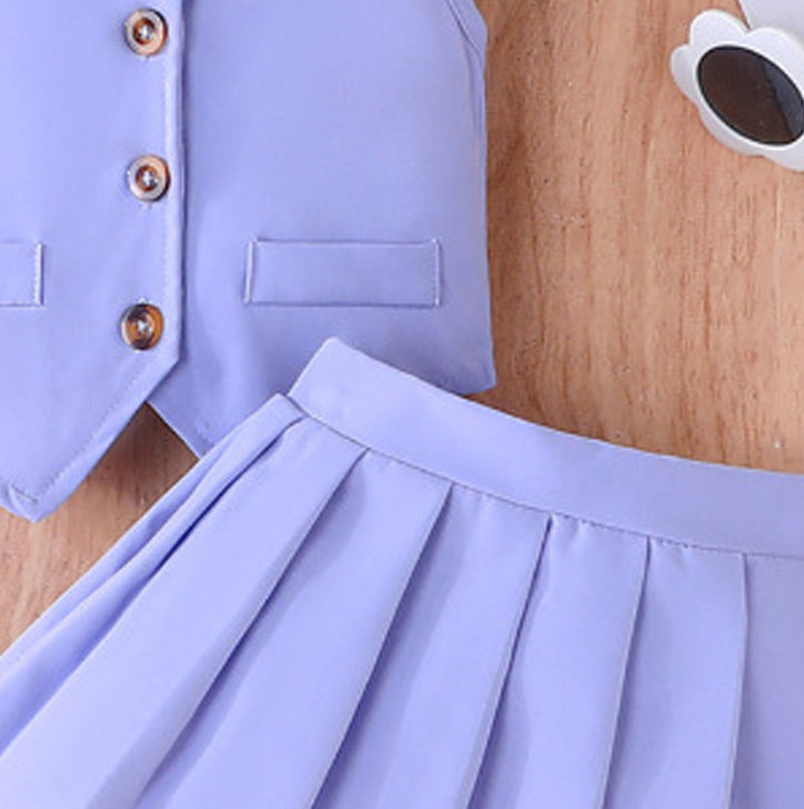 Girls Coat With Skirt