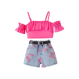 Girls Top with Shorts