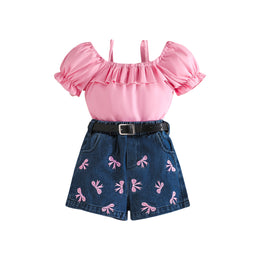 Girls Top with Shorts