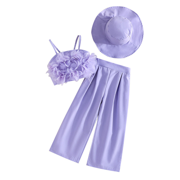 Girls Ruffle Top With Palazzos
