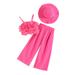 Girls Ruffle Top With Palazzos