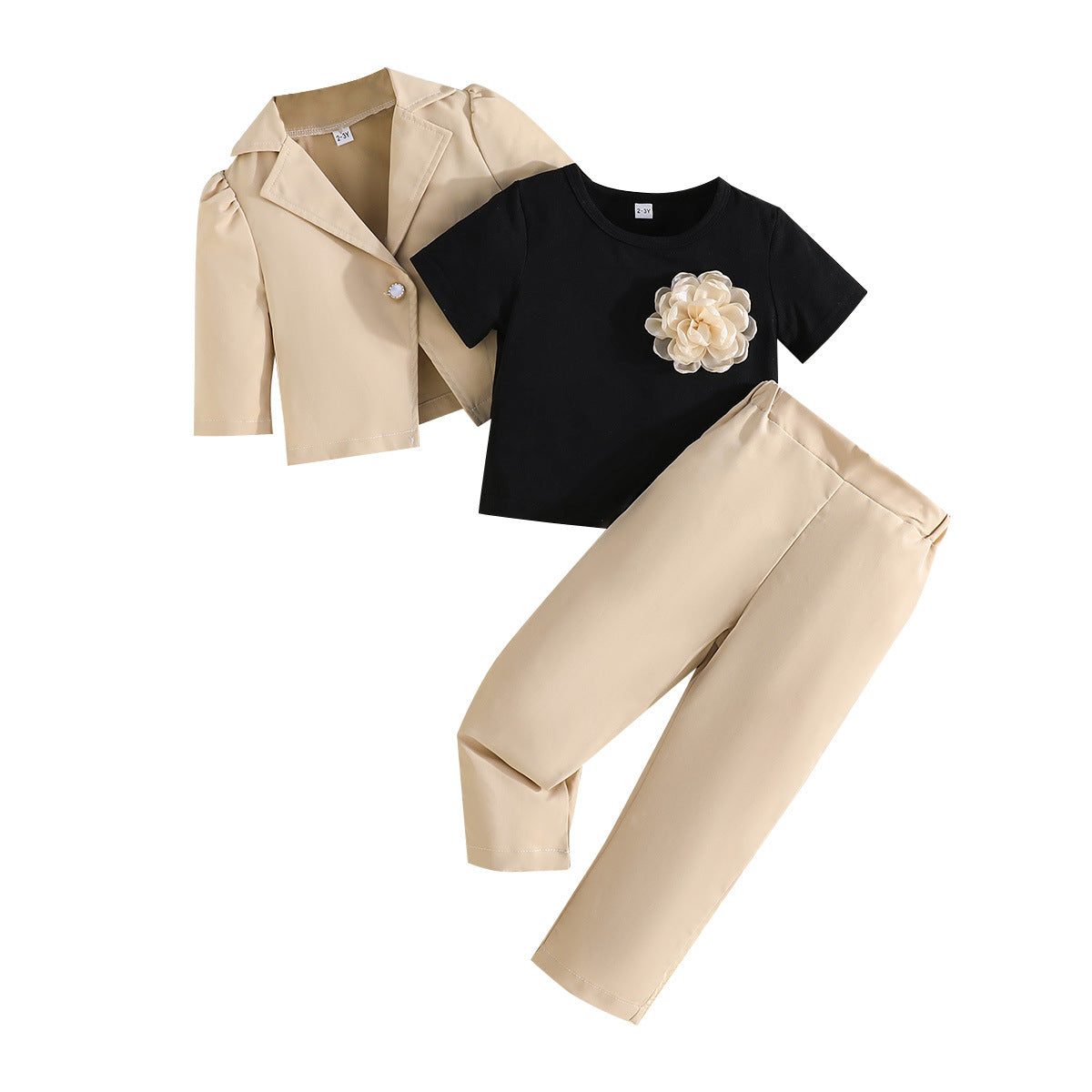 Girls T-shirt With Trousers