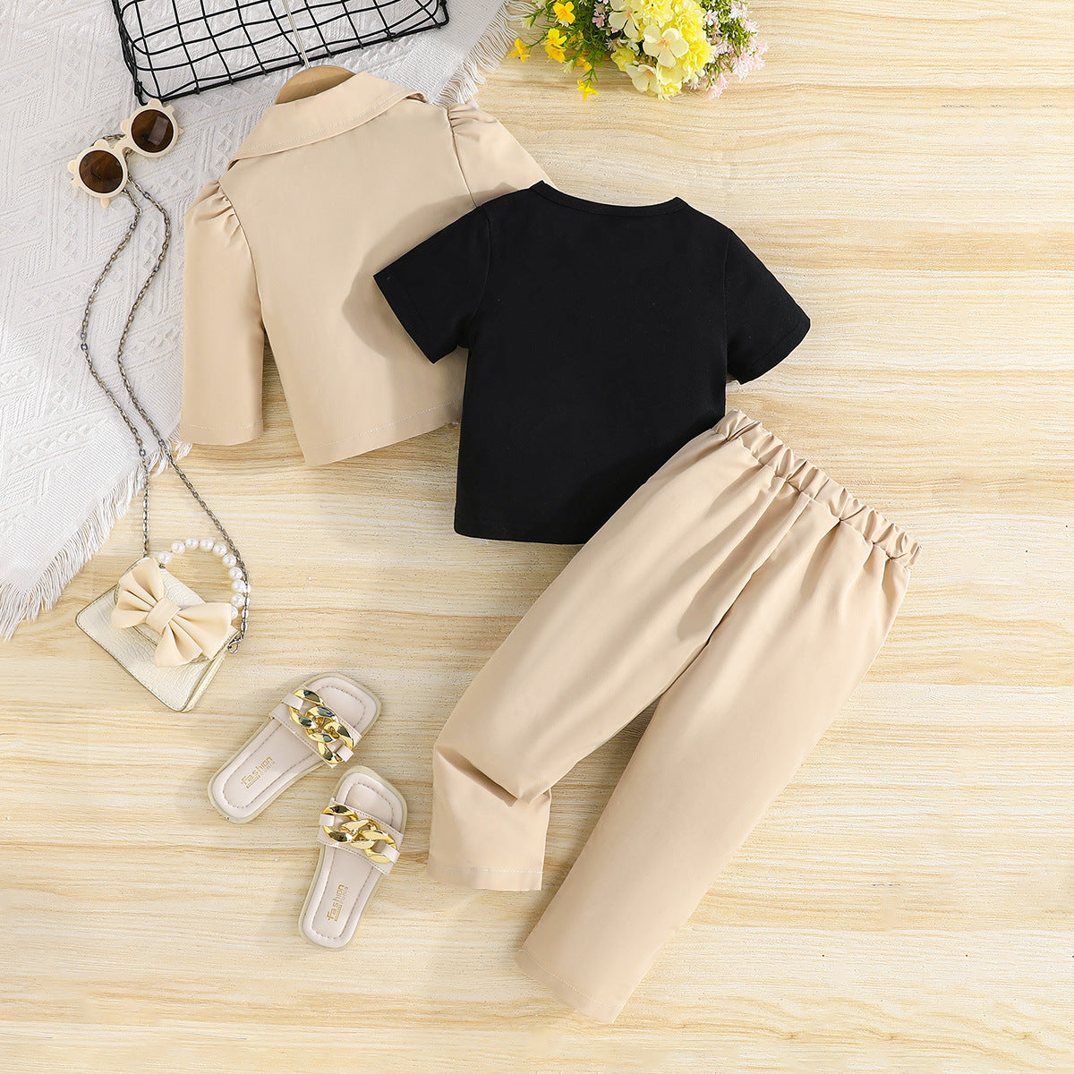 Girls T-shirt With Trousers
