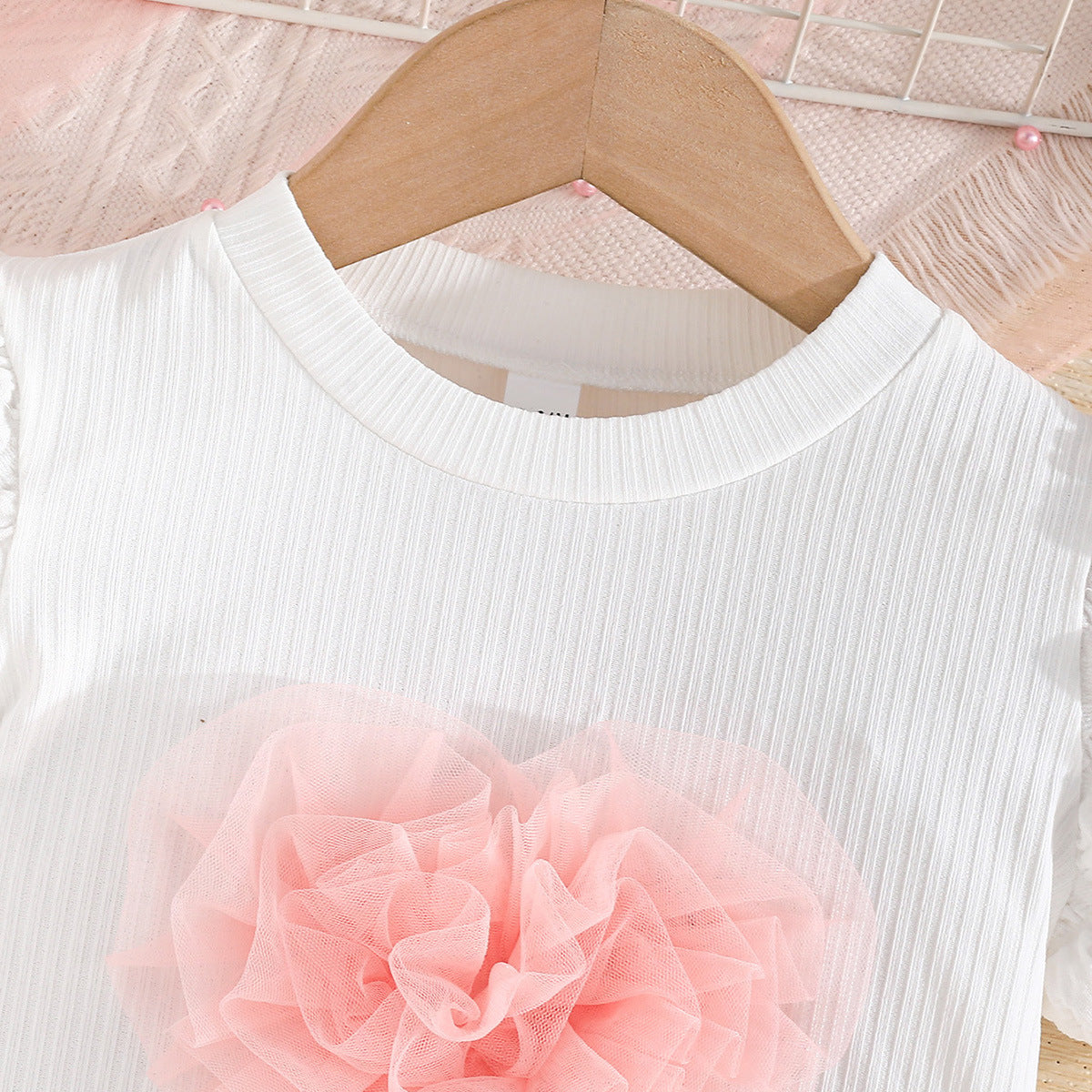 Girls Embellished Top with Skirt