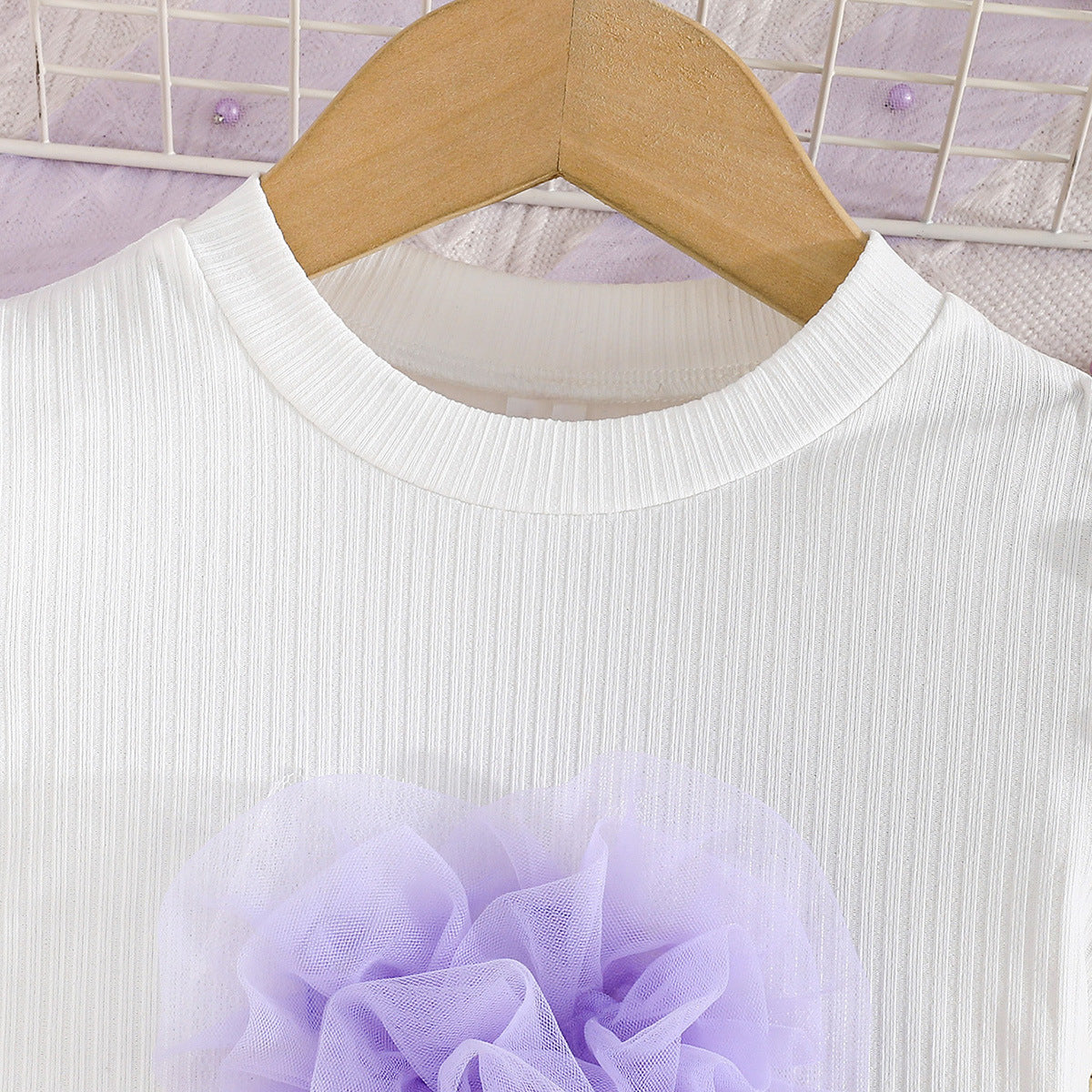 Girls Embellished Top with Skirt