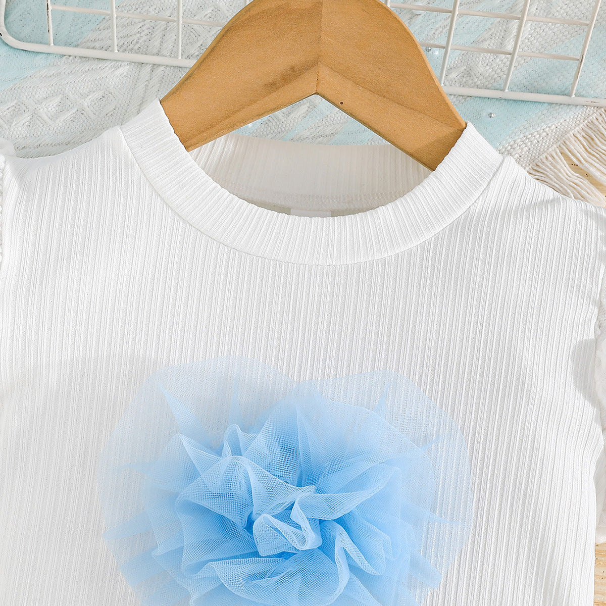 Girls Embellished Top with Skirt