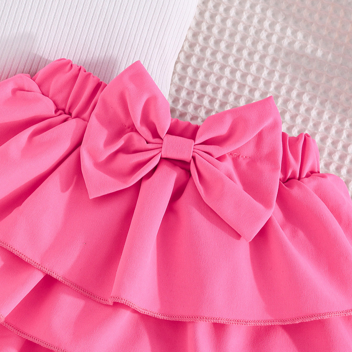 Girls Embellished Top With Skirt