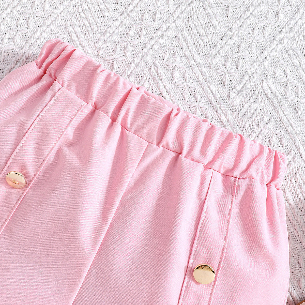 Girls Shoulder Straps Top With Palazzos