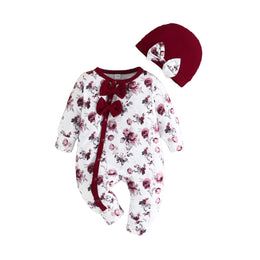 Girls Printed Regular Rompers