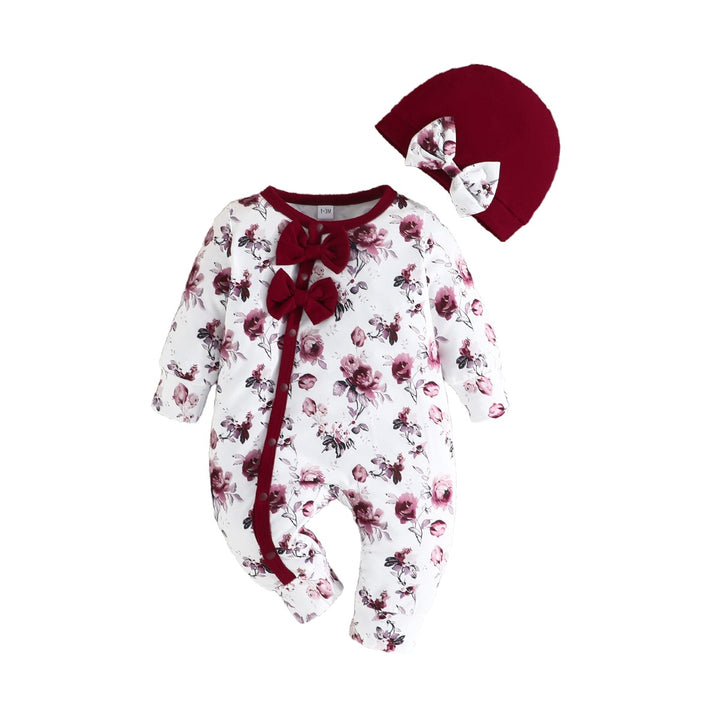 Girls Printed Regular Rompers