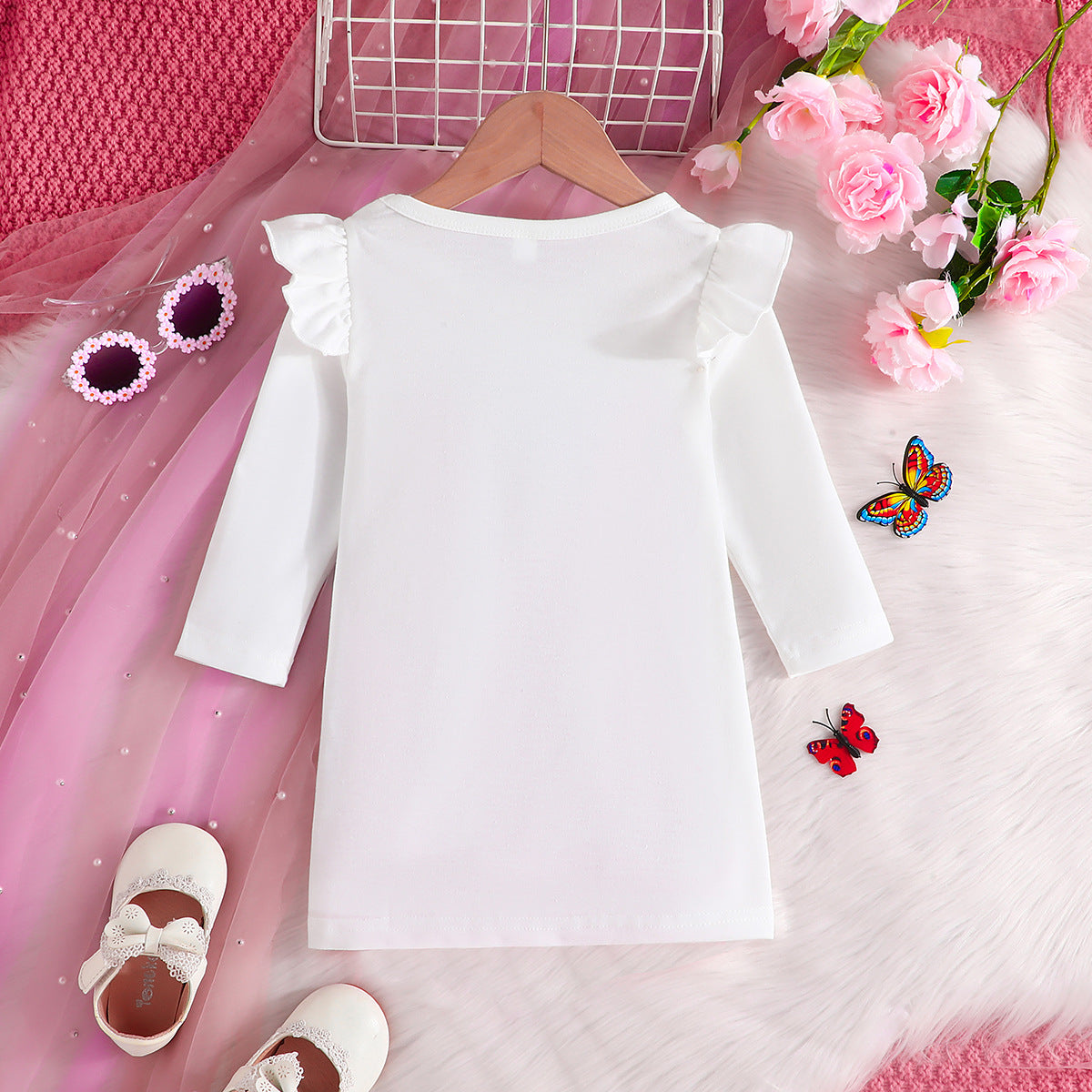 Embellished Round Neck T-shirt Dress