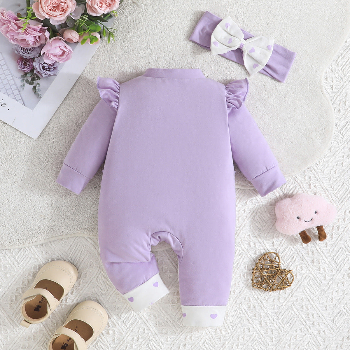 Purple Rompers