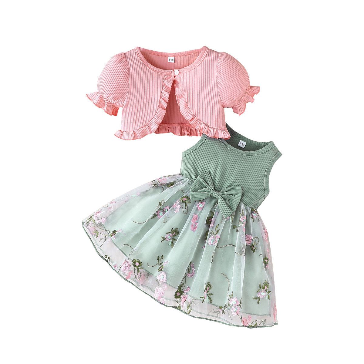 Girls Waistcoat With Top