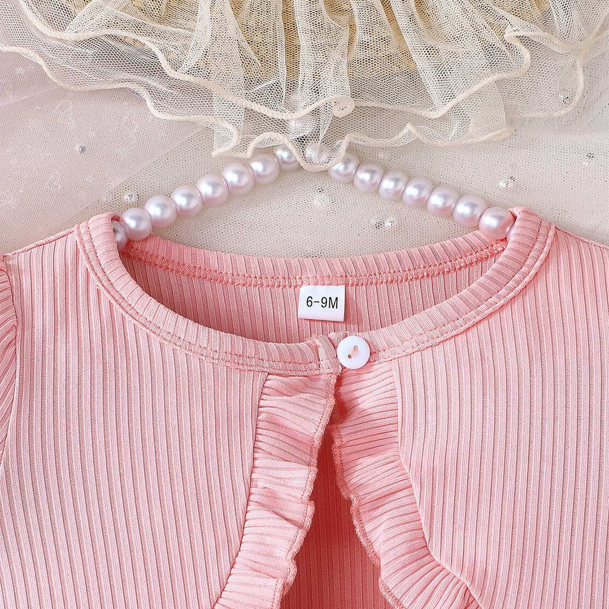 Girls Waistcoat With Top