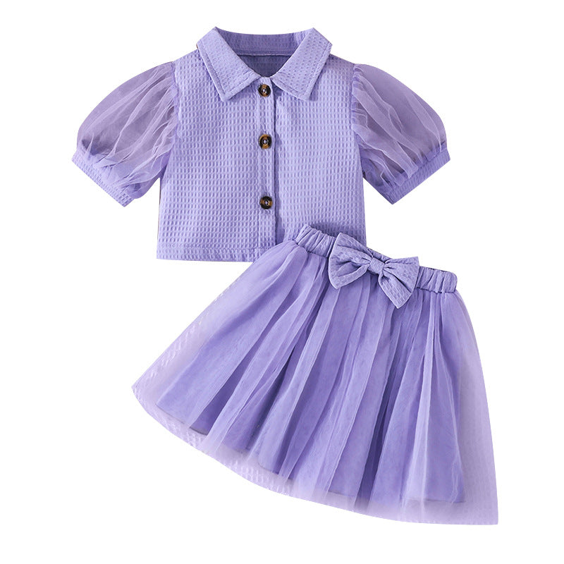 Girls Top with Skirt