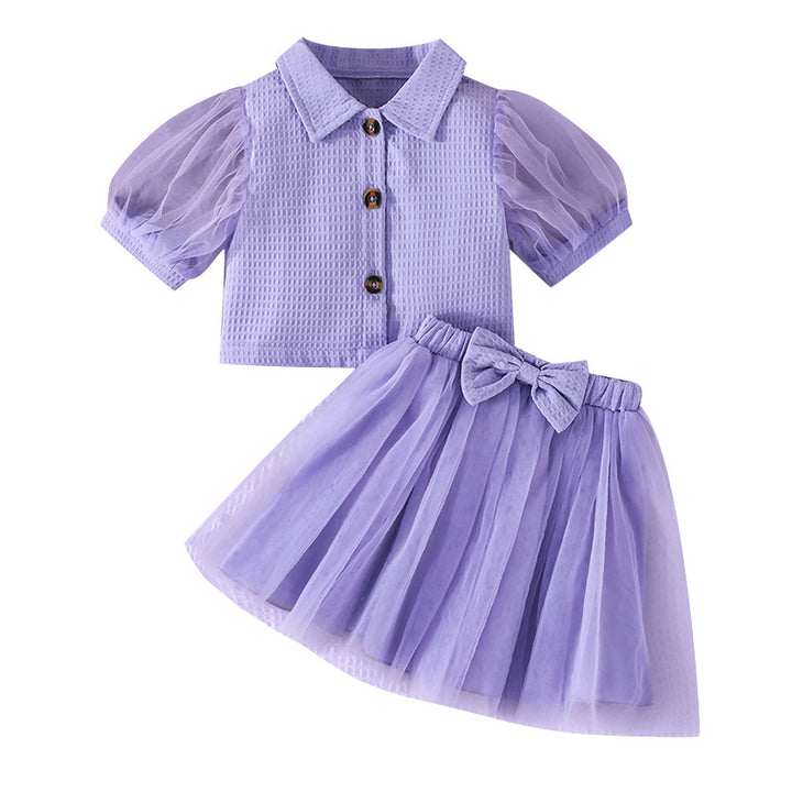Girls Top with Skirt