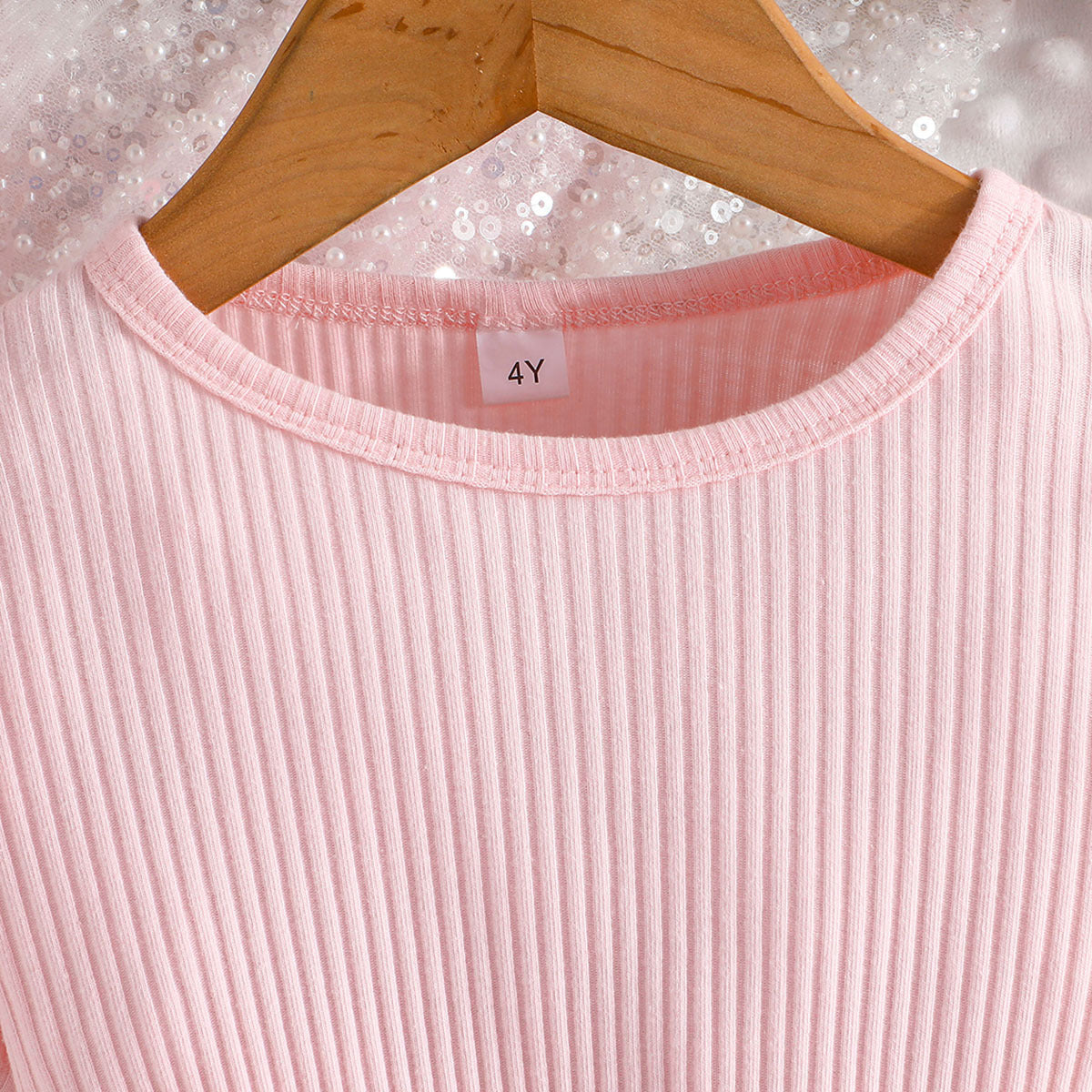 Pink Girls Conversational Printed Ruffles & Bow Detail Fit & Flare Dress