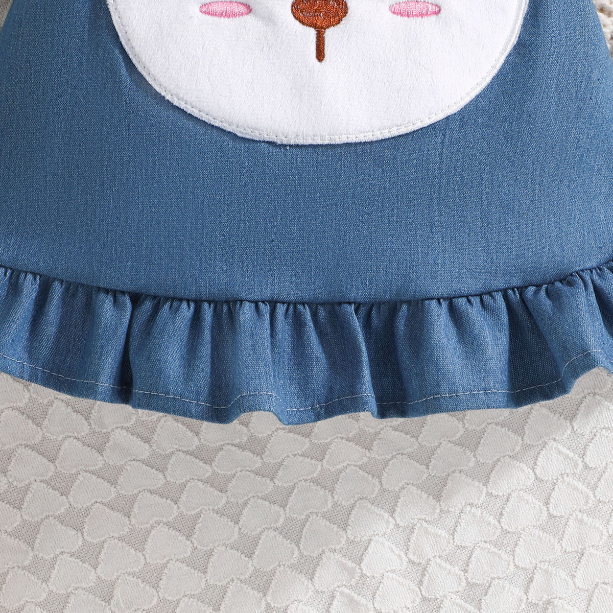 Infants Girls Printed Top with Skirt