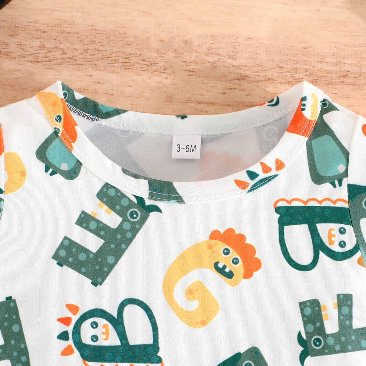 Boys Alphabet Printed T-shirt with Shorts