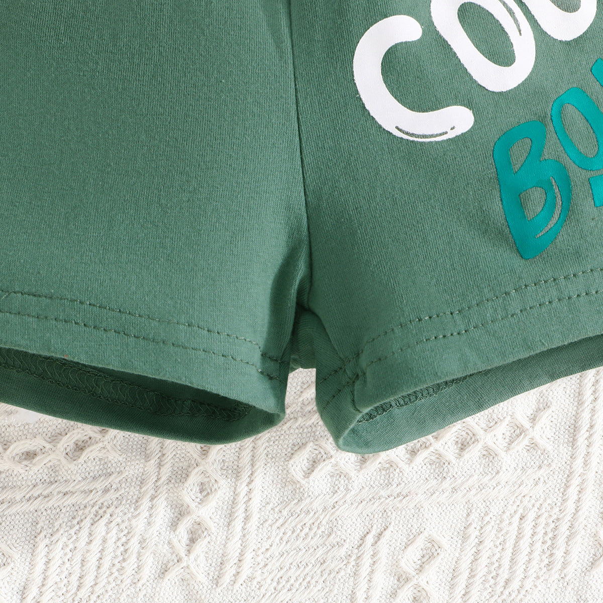 Boys Alphabet Printed T-shirt with Shorts