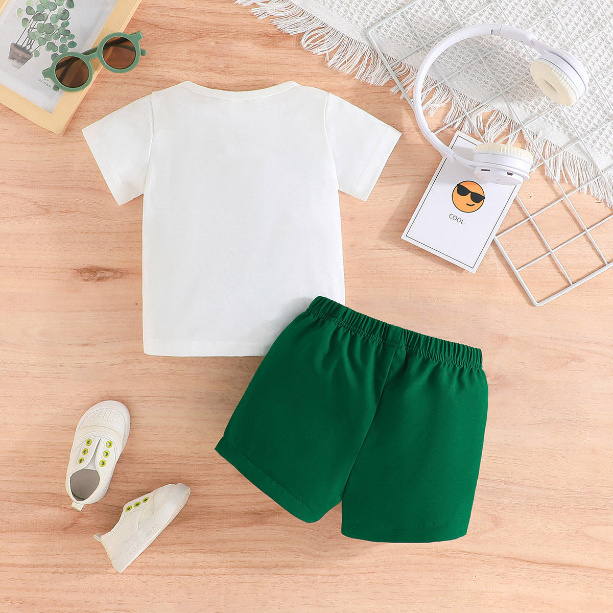 Boys Printed Top with Shorts