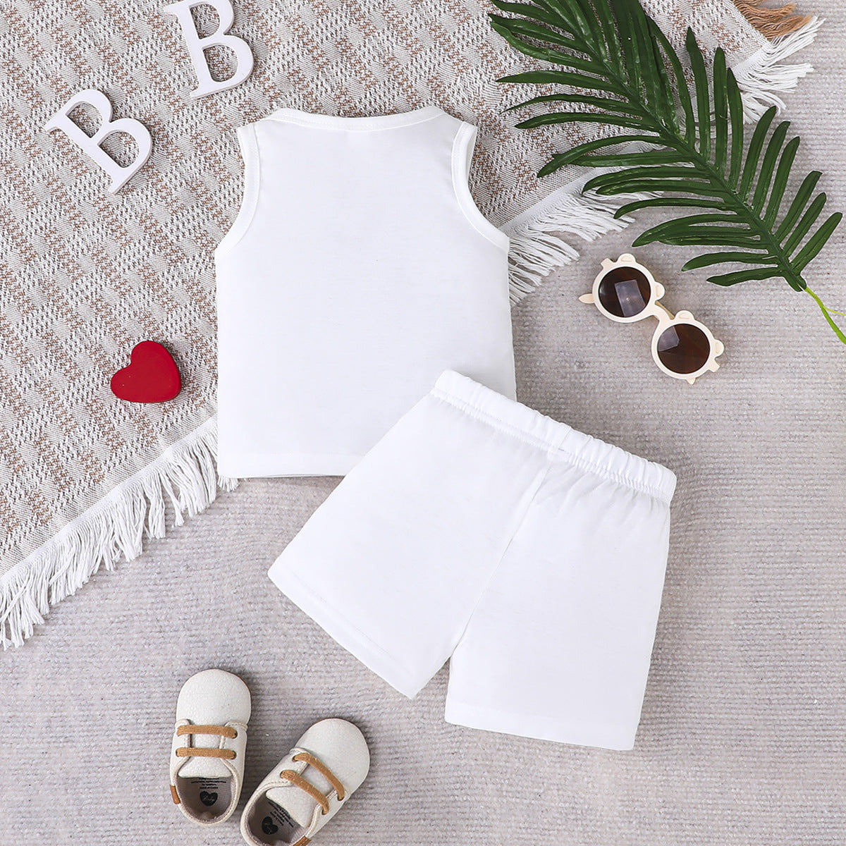 Printed T-shirt and Shorts Set