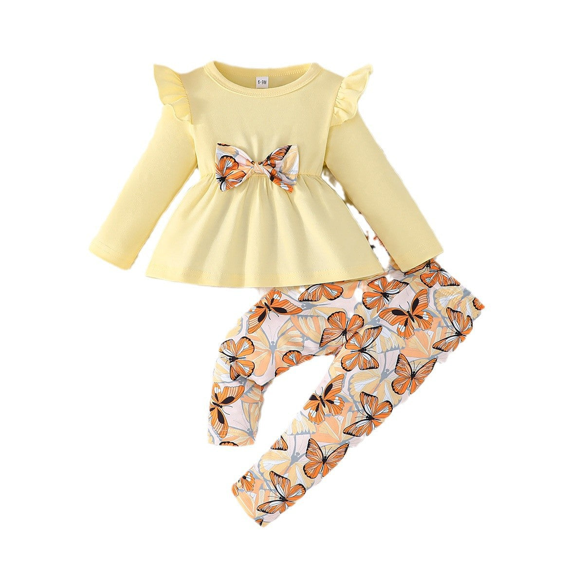 Solid Top and Trousers Set