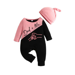 Infants Printed Romper With Cap