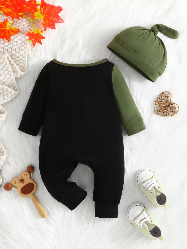 Infants Romper With Cap