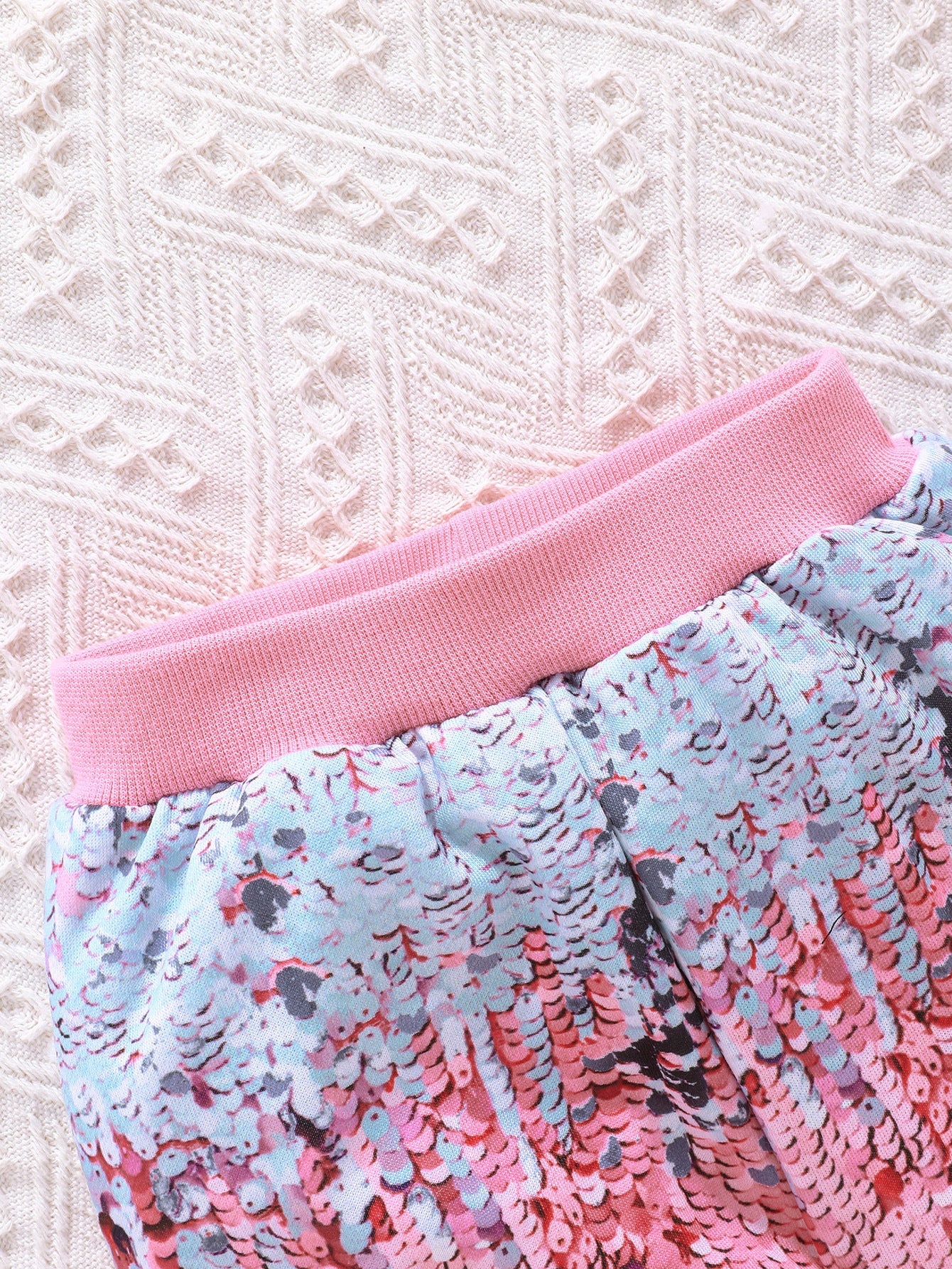 Girls Sequinned Top with Trousers