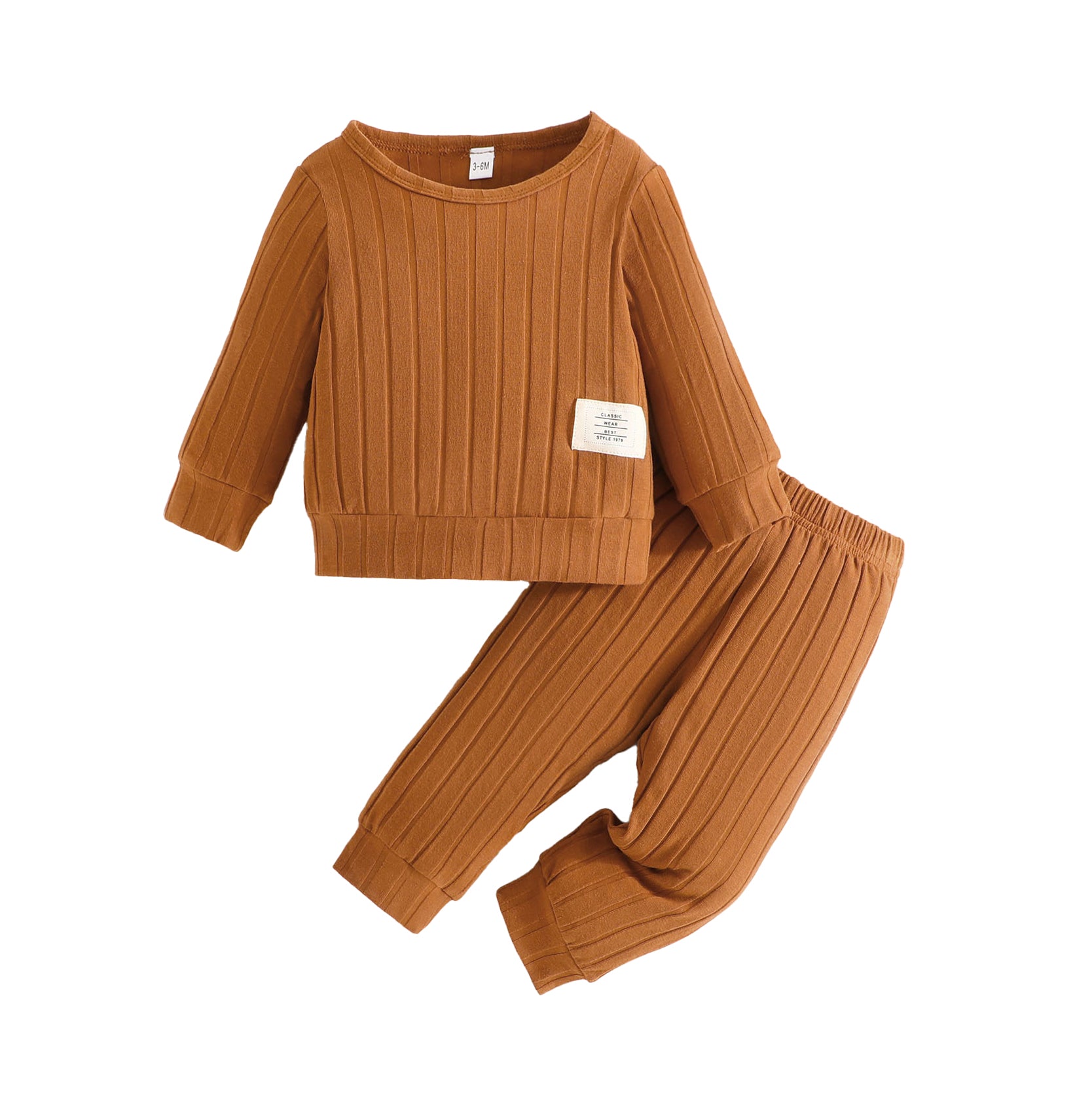 Boys Striped Pure Cotton Top with Trousers