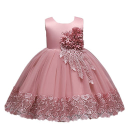 Girls Pink Balloon Party Dress