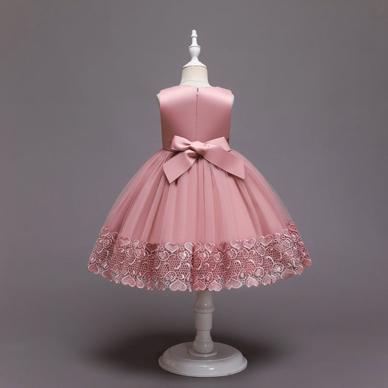 Girls Pink Balloon Party Dress