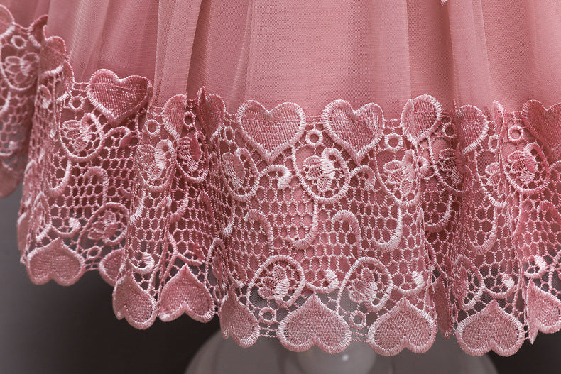 Girls Pink Balloon Party Dress