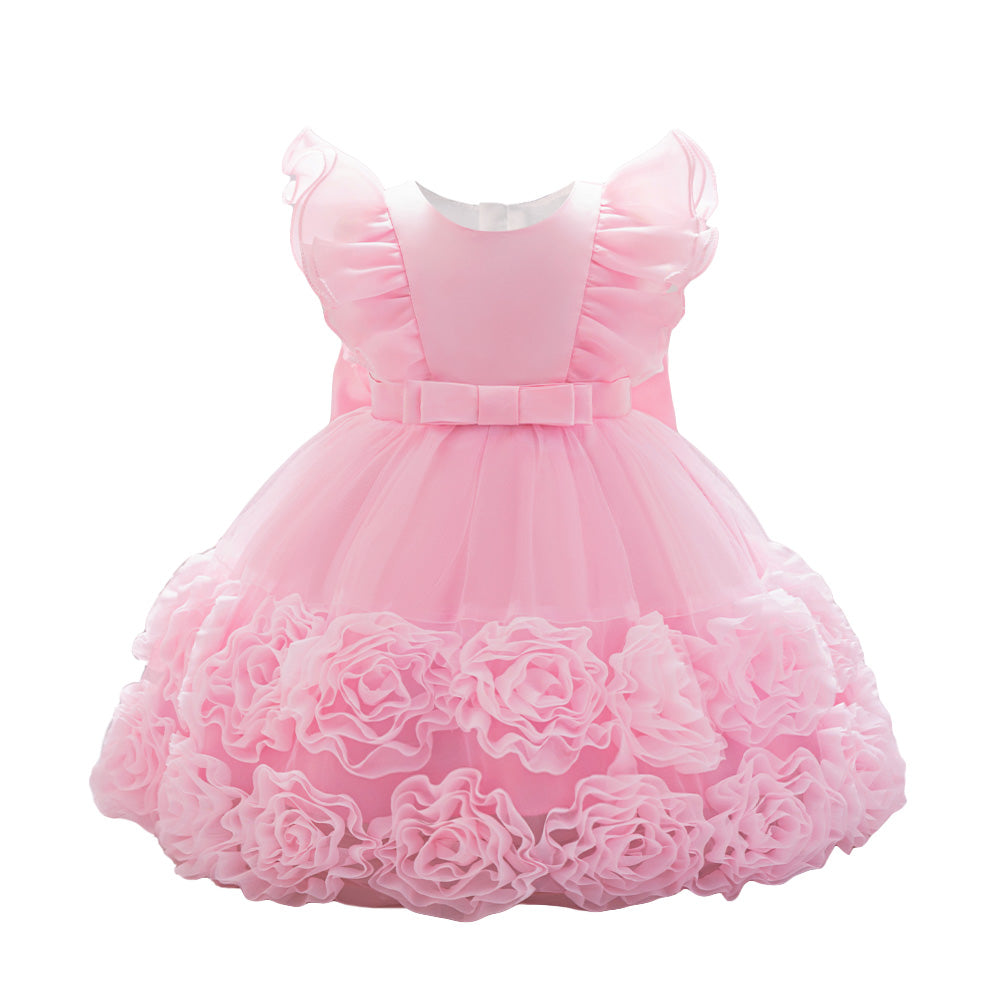 Applique Balloon Dress