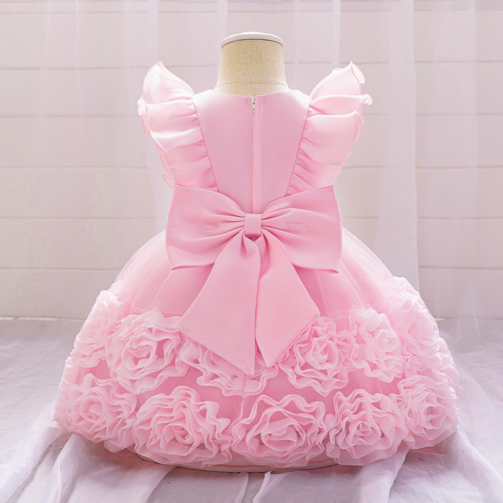 Applique Balloon Dress