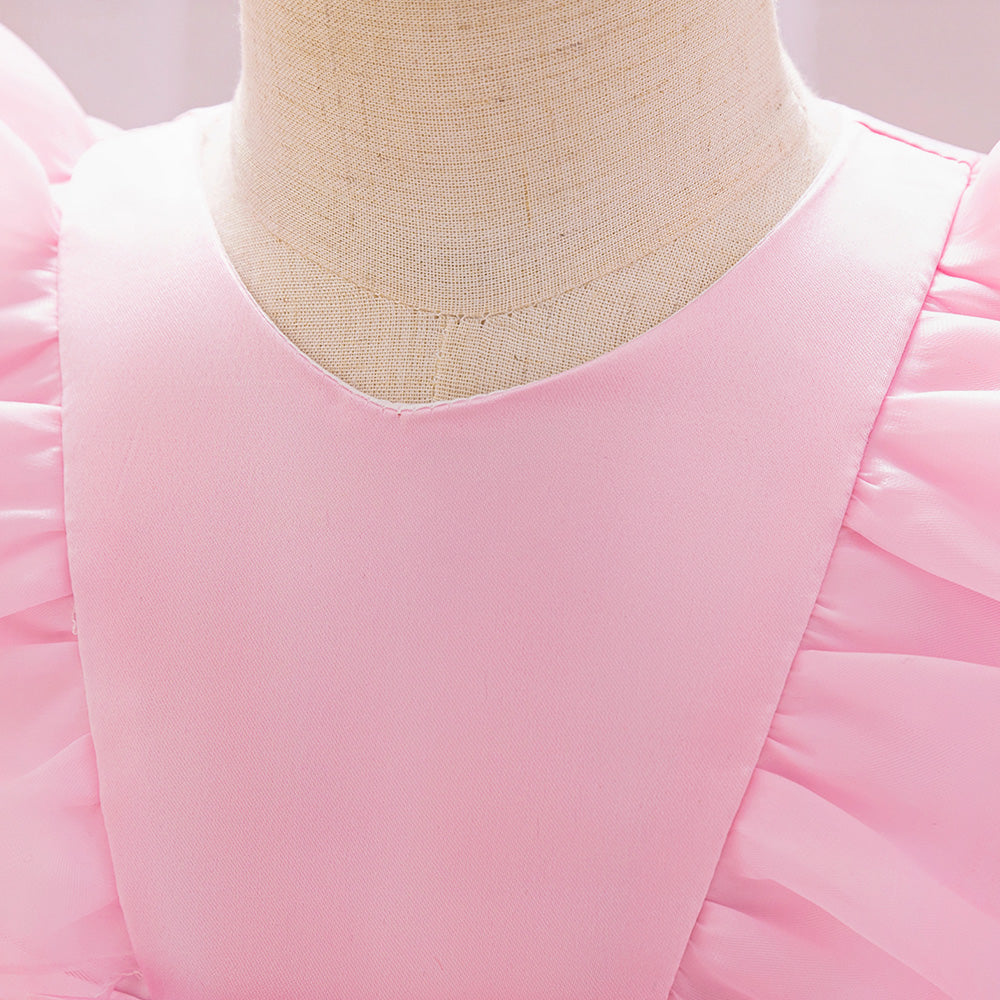 Applique Balloon Dress