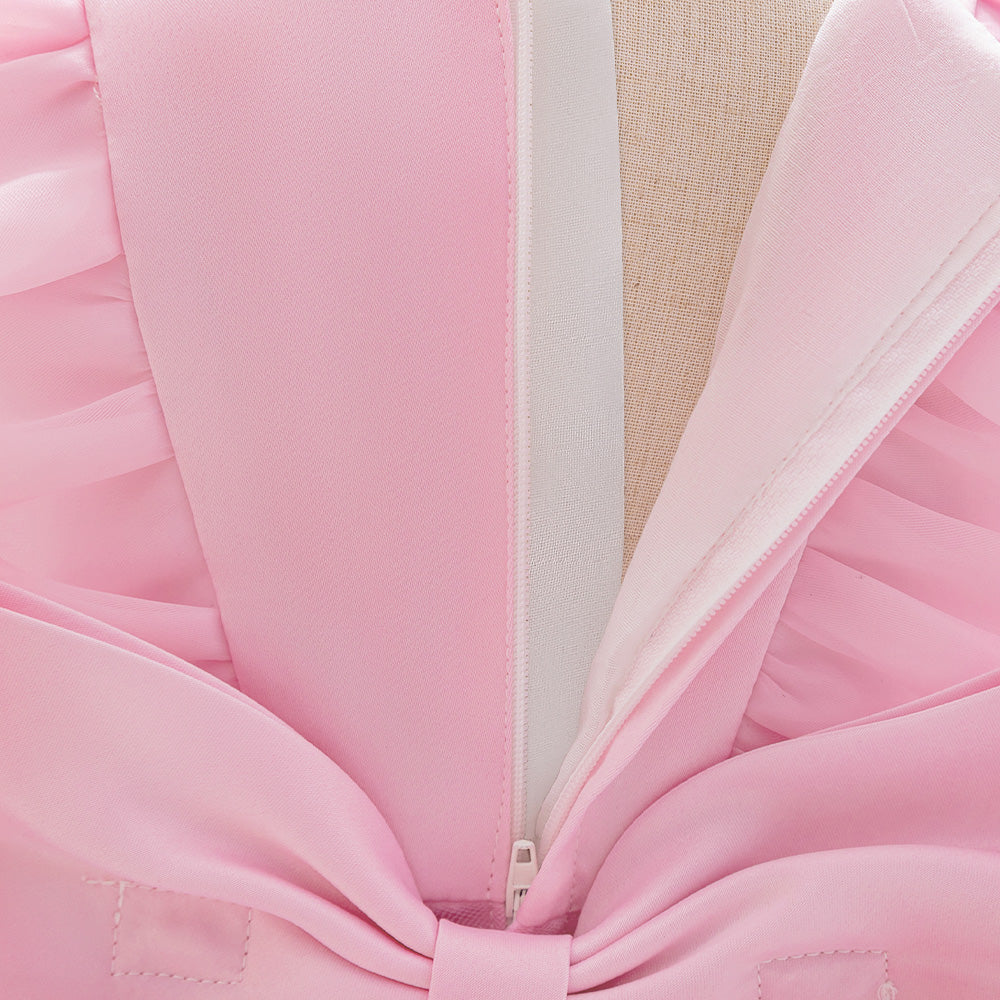 Applique Balloon Dress