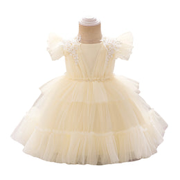 Girls Applique Fit and Flare Dress