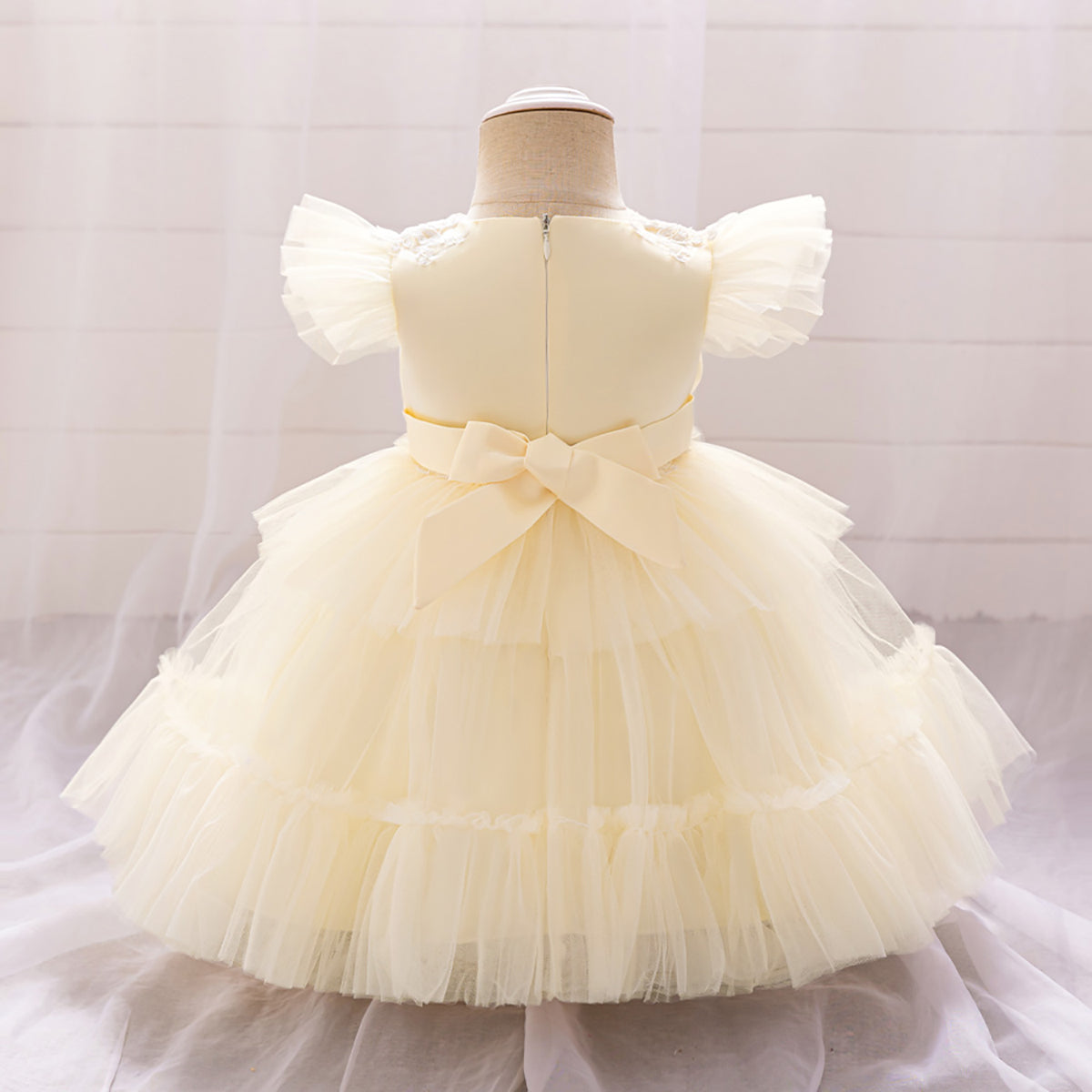 Girls Applique Fit and Flare Dress