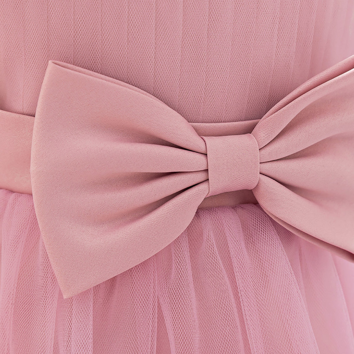 Girls One Shoulder Balloon Dress