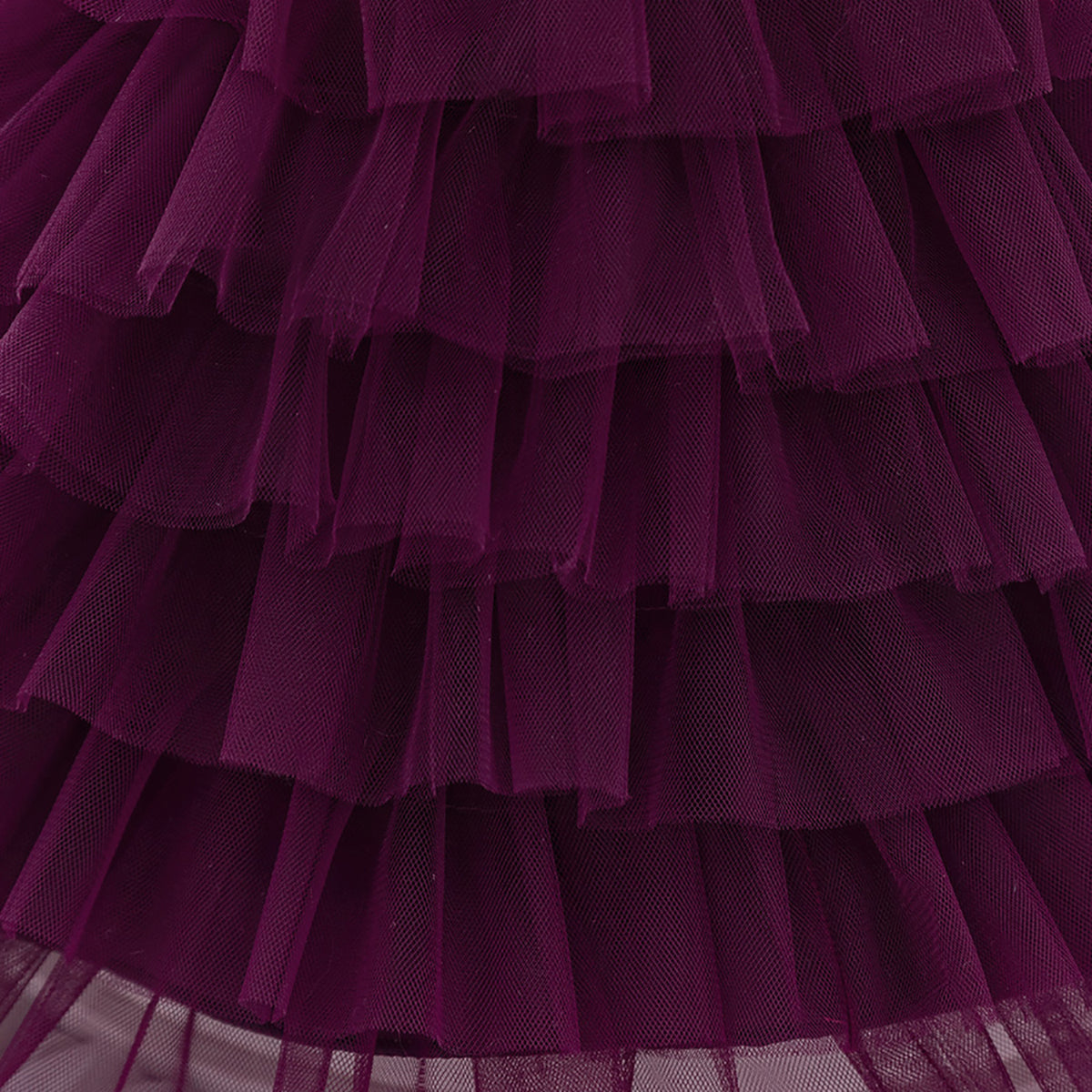 Girls Asymmetric Neck Fit and Flare Dress