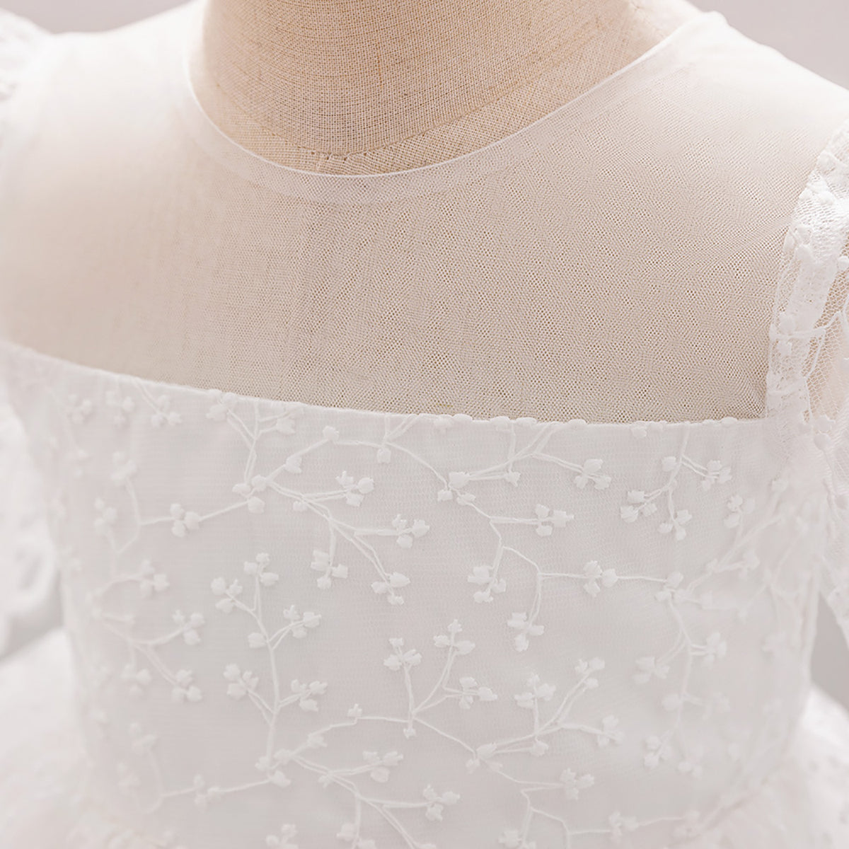 Girls Embroidered Fit and Flare Dress