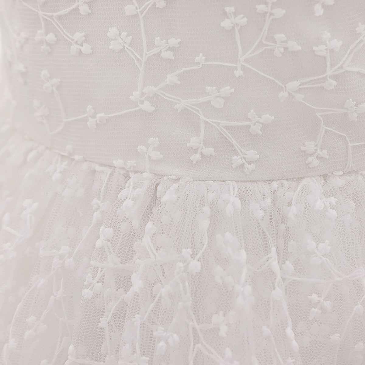 Girls Embroidered Fit and Flare Dress