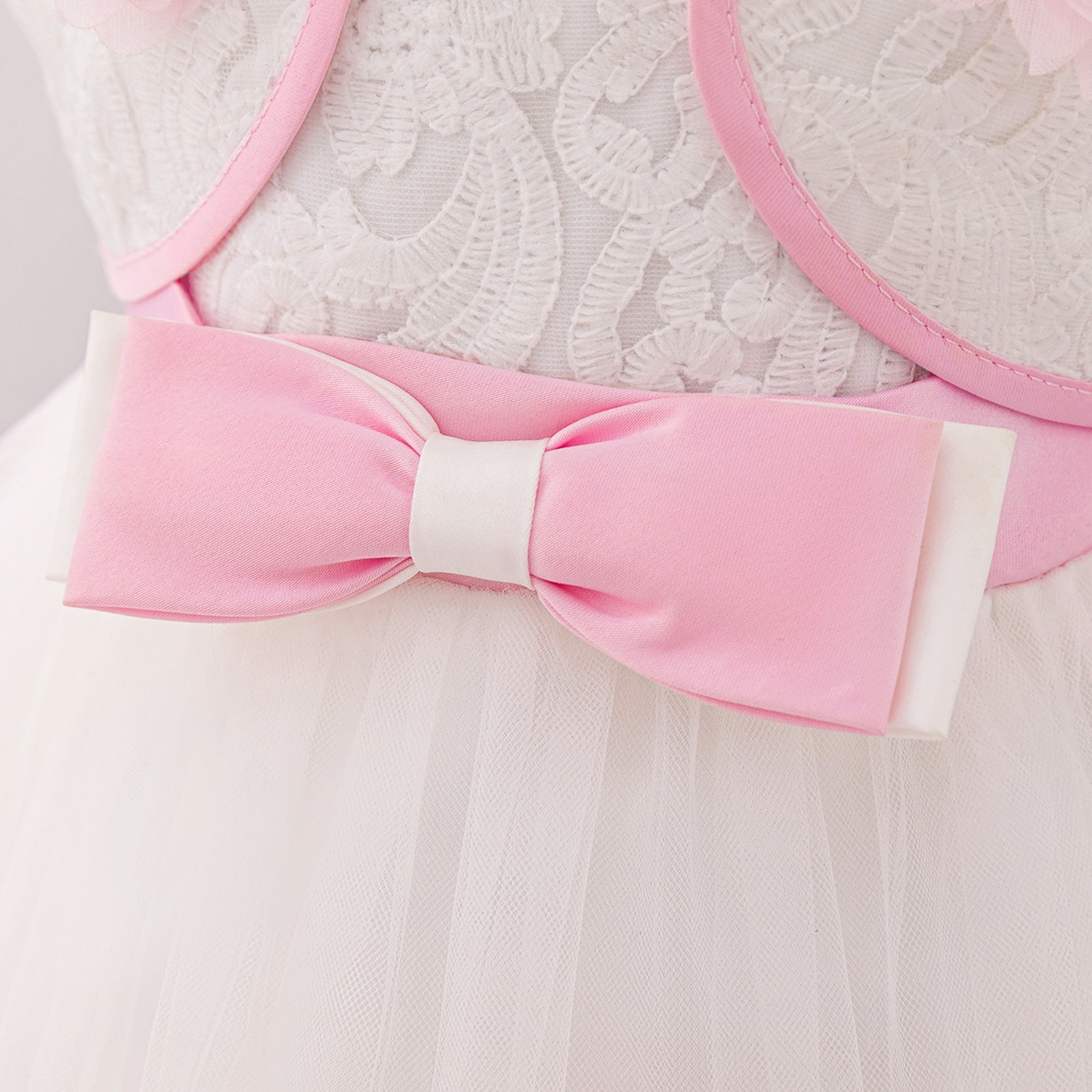 Girls Ruffled Balloon Dress