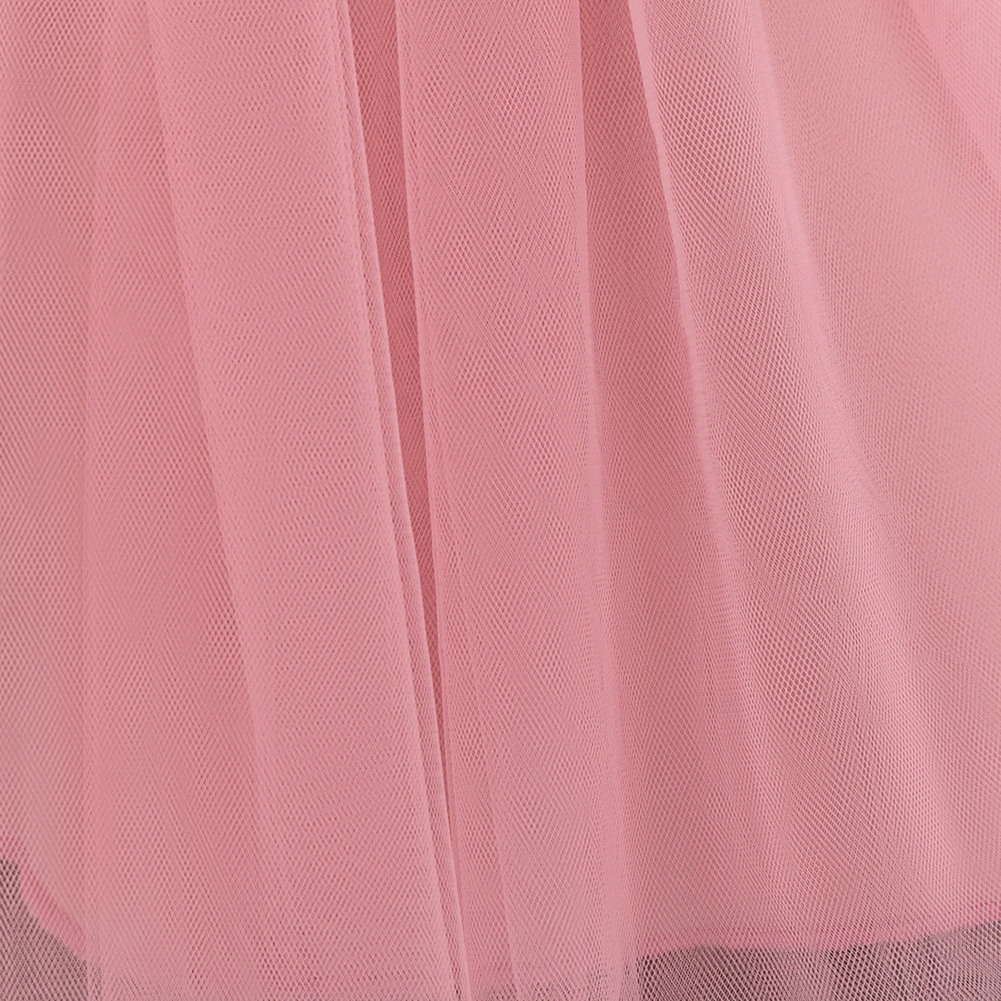 Applique Net Balloon Mini Dress