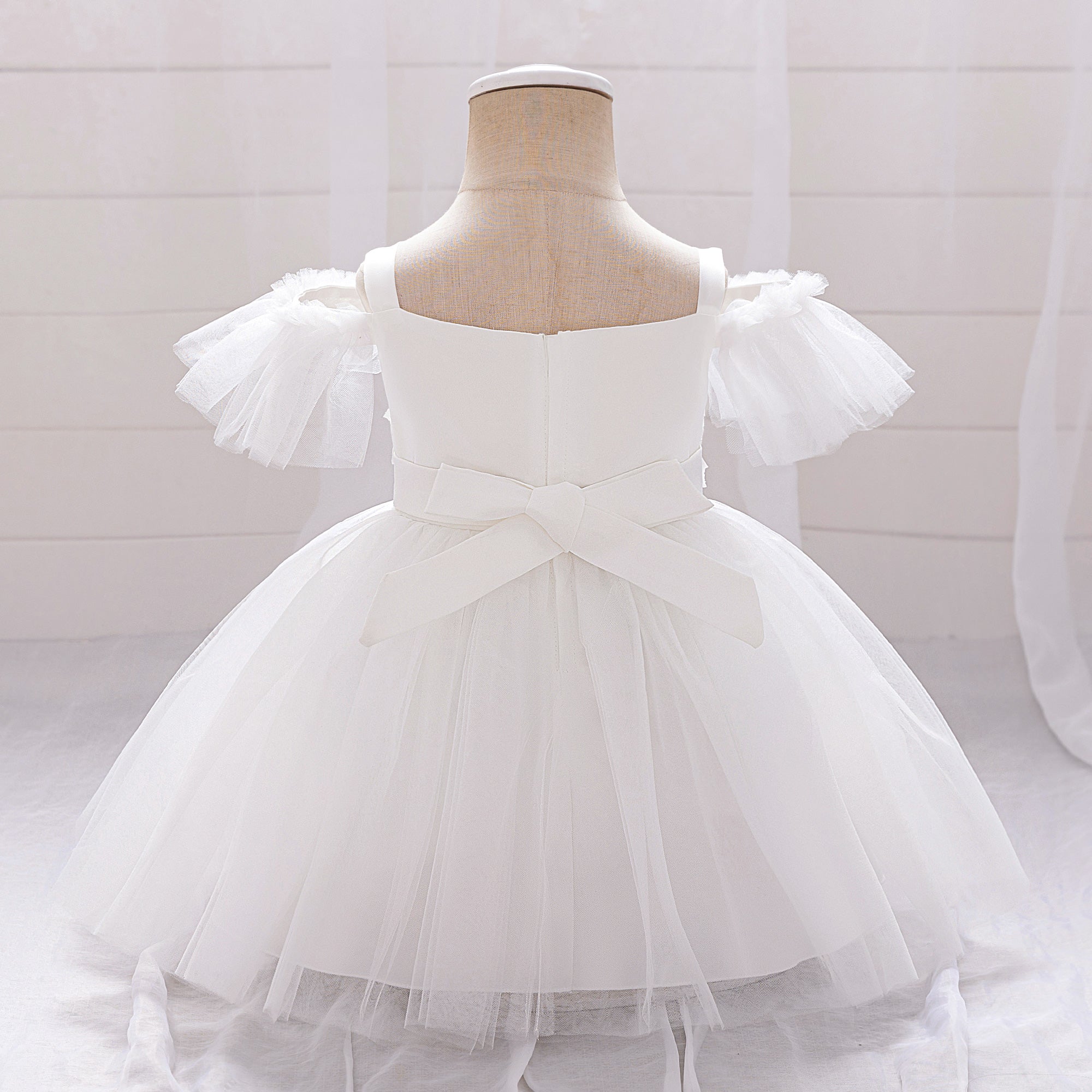 Girls Solid A-Line Dress