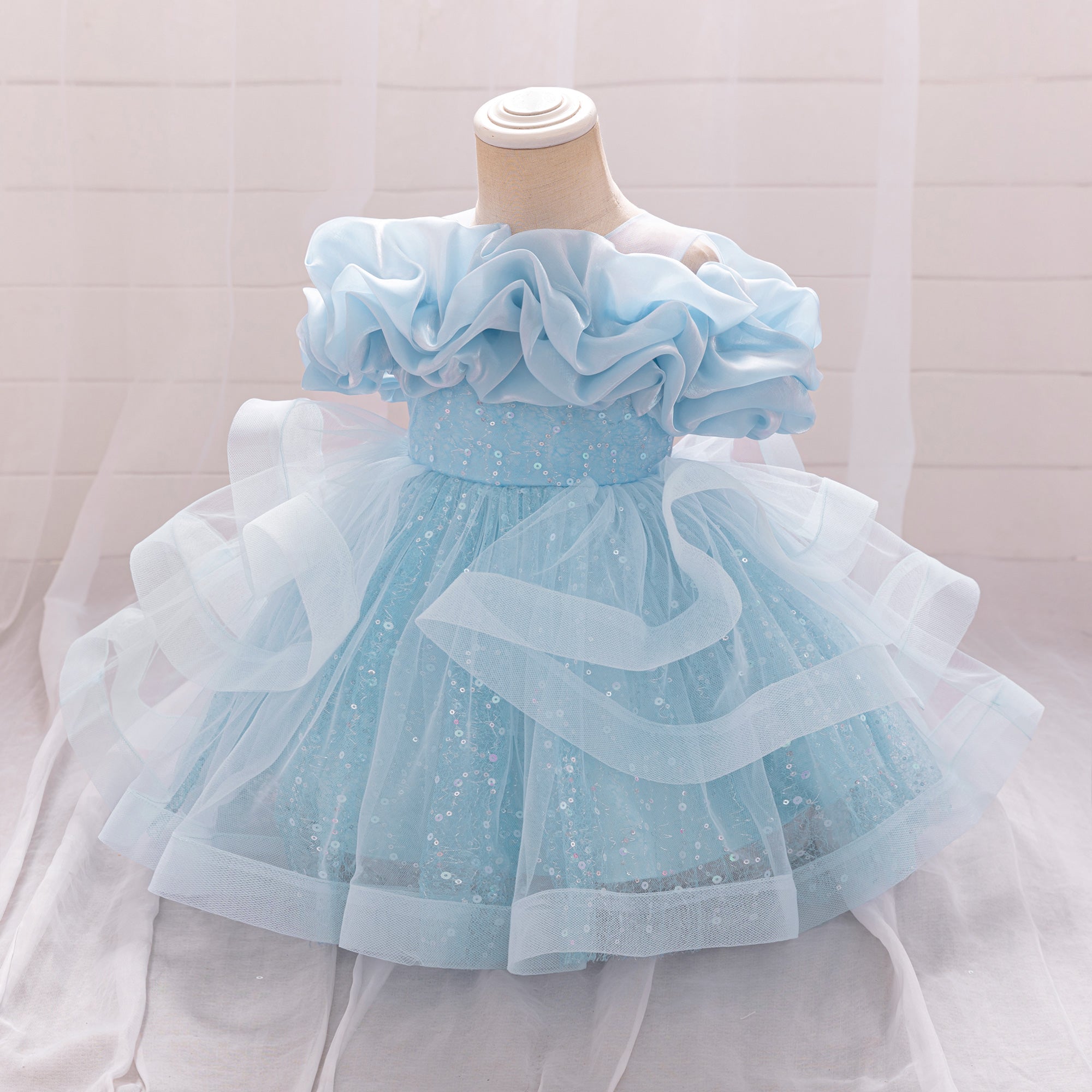 Girls Georgette A-Line Dress