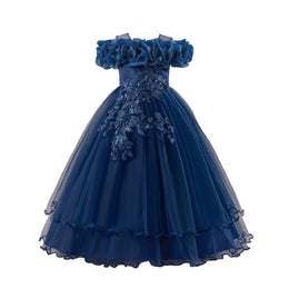 Girls Net Maxi Dress