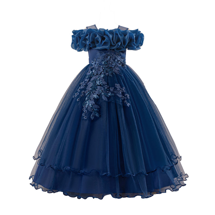 Girls Net Maxi Dress